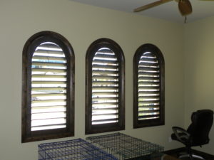 arched window shutters