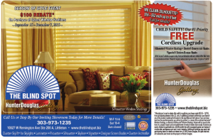 Blind Spot Littleton CO Roman Blinds Hunter Douglas Sale