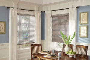 Wood Blinds Living Room