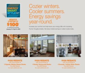 energy windows rebates hunter douglas